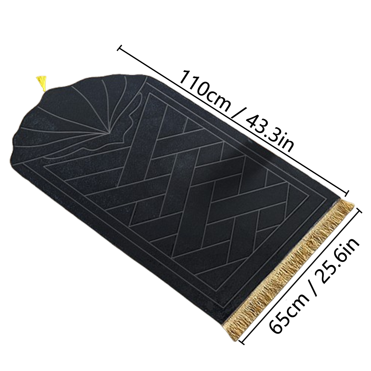 Tapis de Prière Islamique Antidérapant – Confort Élégant et Design Moderne