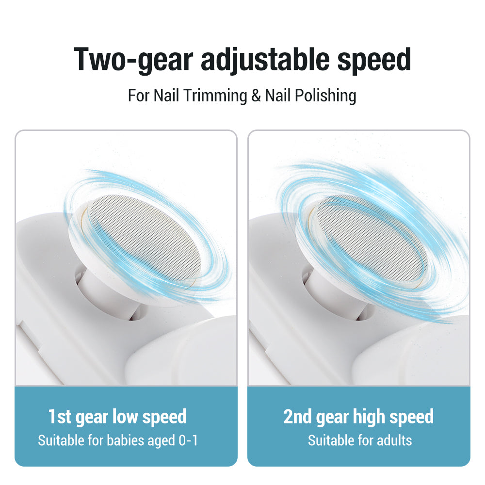 Coupe-Ongles Électrique 3-en-1 Rechargeable – Limage, Polissage et Coupe Automatique – Pour Adultes et Enfants