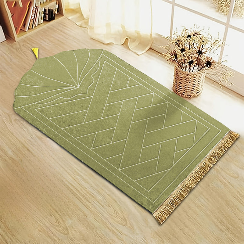 Tapis de Prière Islamique Antidérapant – Confort Élégant et Design Moderne