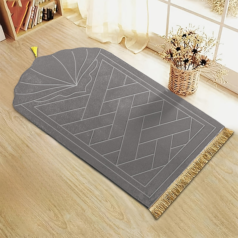Tapis de Prière Islamique Antidérapant – Confort Élégant et Design Moderne