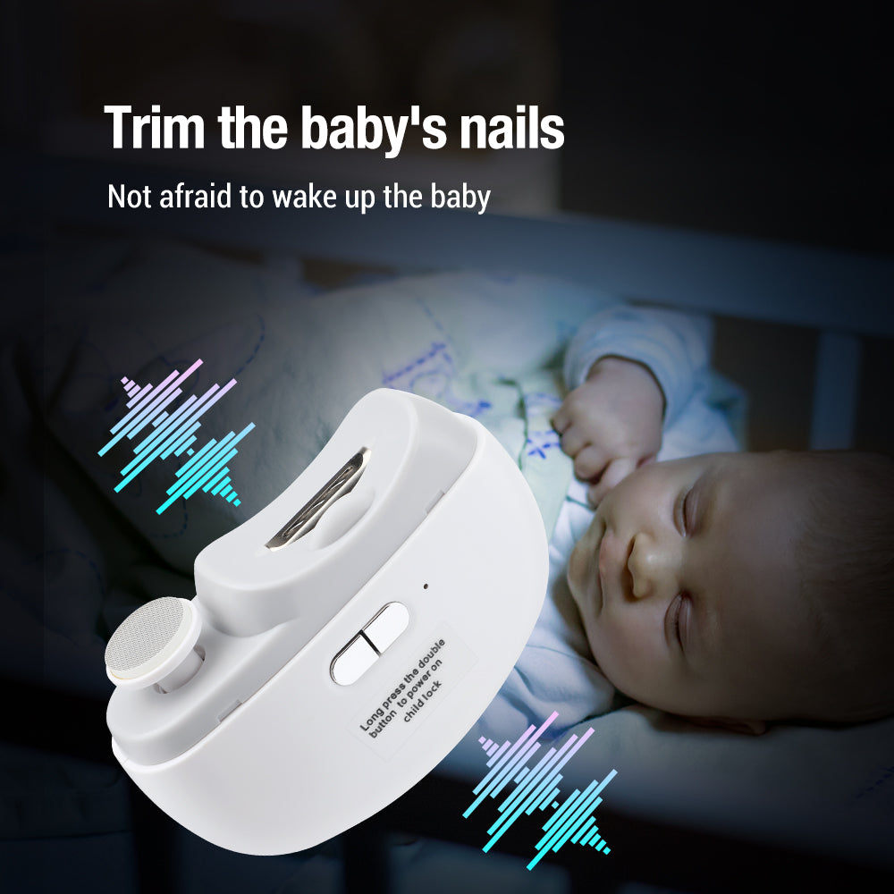 Coupe-Ongles Électrique 3-en-1 Rechargeable – Limage, Polissage et Coupe Automatique – Pour Adultes et Enfants