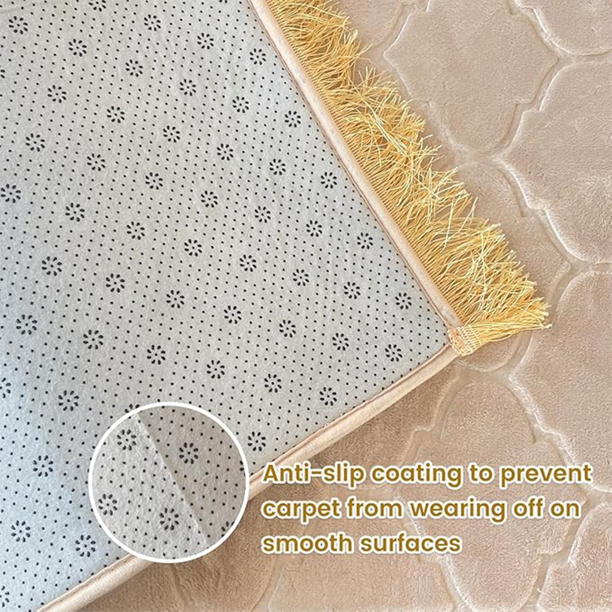 Tapis de Prière Islamique Antidérapant – Confort Élégant et Design Moderne